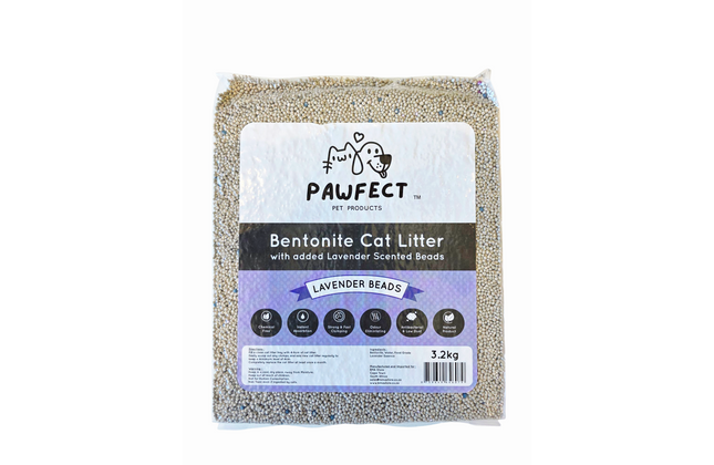Pawfect - Bentonite + Lavender Beads Cat Litter