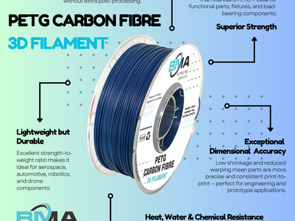 BMA PETG Carbon Fibre Filament