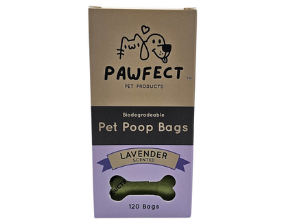 Pawfect - Biodegradeable Poop Bags Roll - Lavender Scented