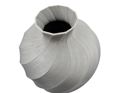 Twirl Vase - 3D Printed