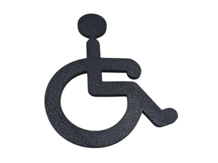Disabled Bathroom Sign - 3D