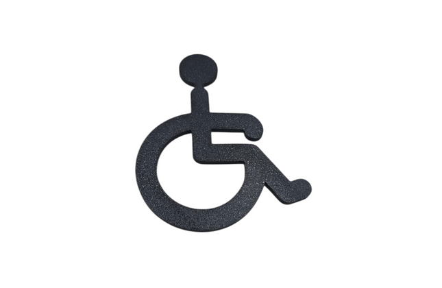 Disabled Bathroom Sign - 3D