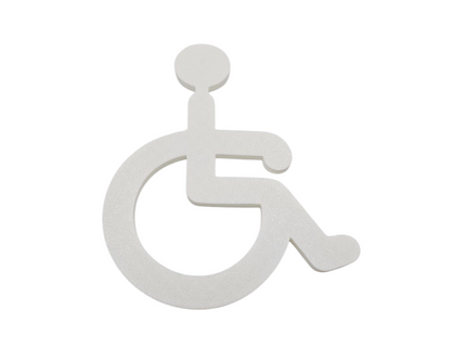 Disabled Bathroom Sign - 3D