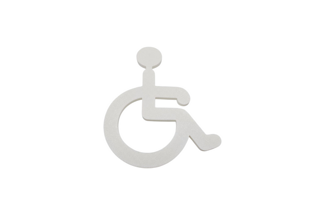 Disabled Bathroom Sign - 3D