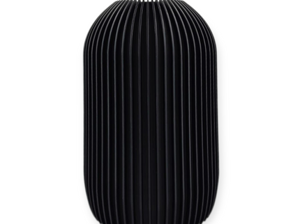 Straight Ribbed Vase - 3D Printed