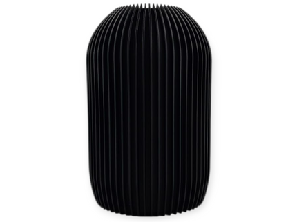 Straight Ribbed Vase - 3D Printed