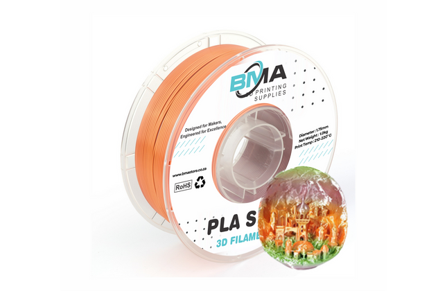 BMA PLA Silk Rainbow Filament