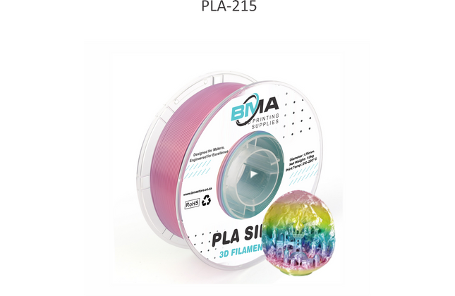 BMA PLA Silk Rainbow Filament