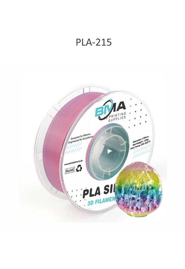 BMA PLA Silk Rainbow Filament