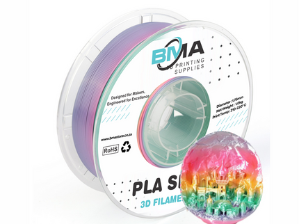 BMA PLA Silk Rainbow Filament