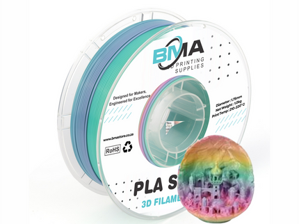 BMA PLA Silk Rainbow Filament