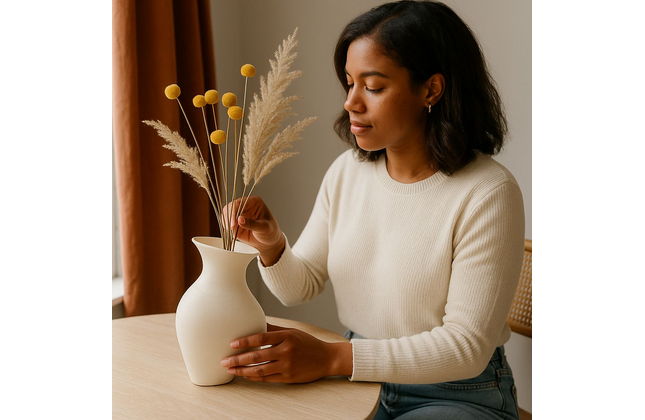 Curvy Vase - 3D Printed