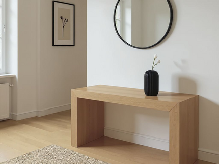 Straight Ribbed Vase - 3D Printed