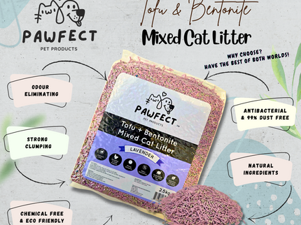 Pawfect - Bentonite & Tofu Mixed Cat Litter