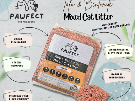 Pawfect - Bentonite & Tofu Mixed Cat Litter